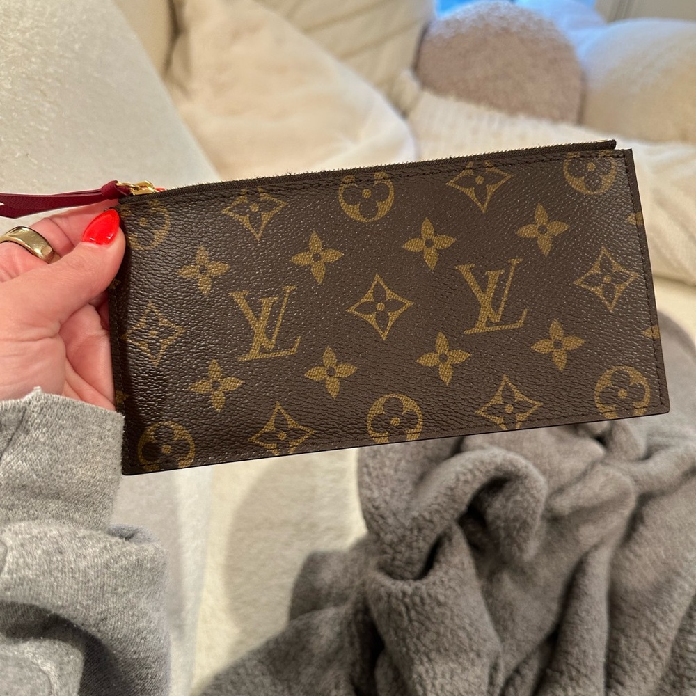 New Louis Vuitton Pochette Felicie Canvas Insert Coin Purse